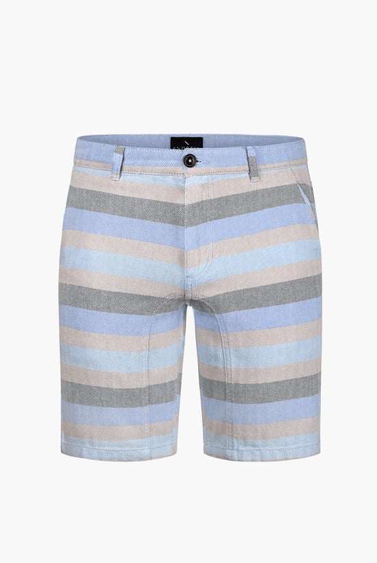 Men's Textured Striped Chino Short
