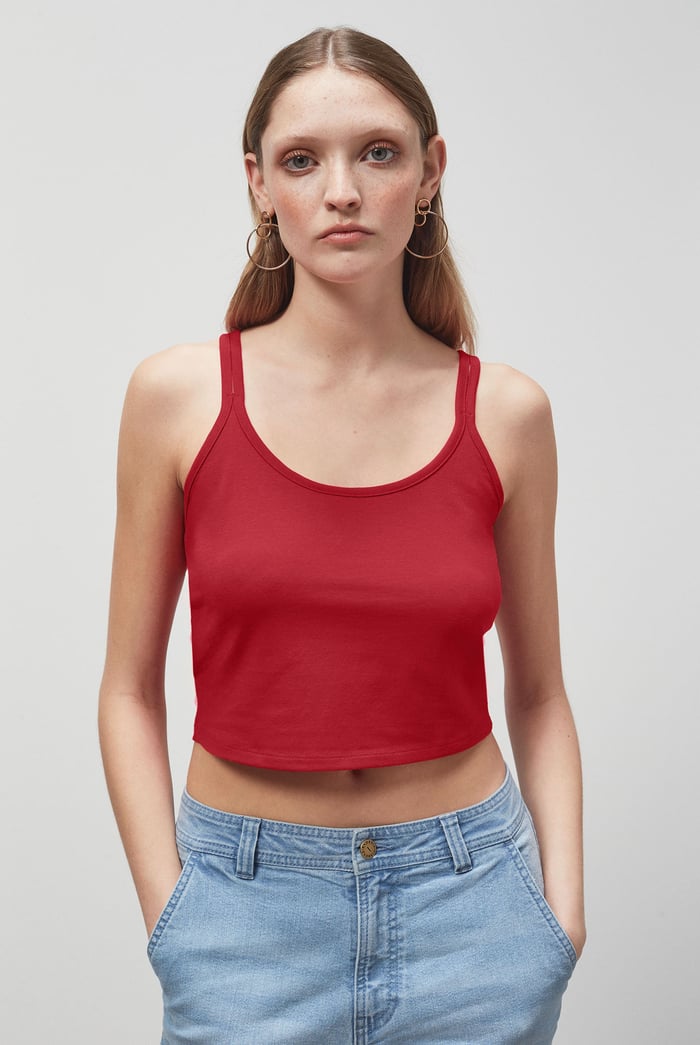 Cross Back Crop Cami