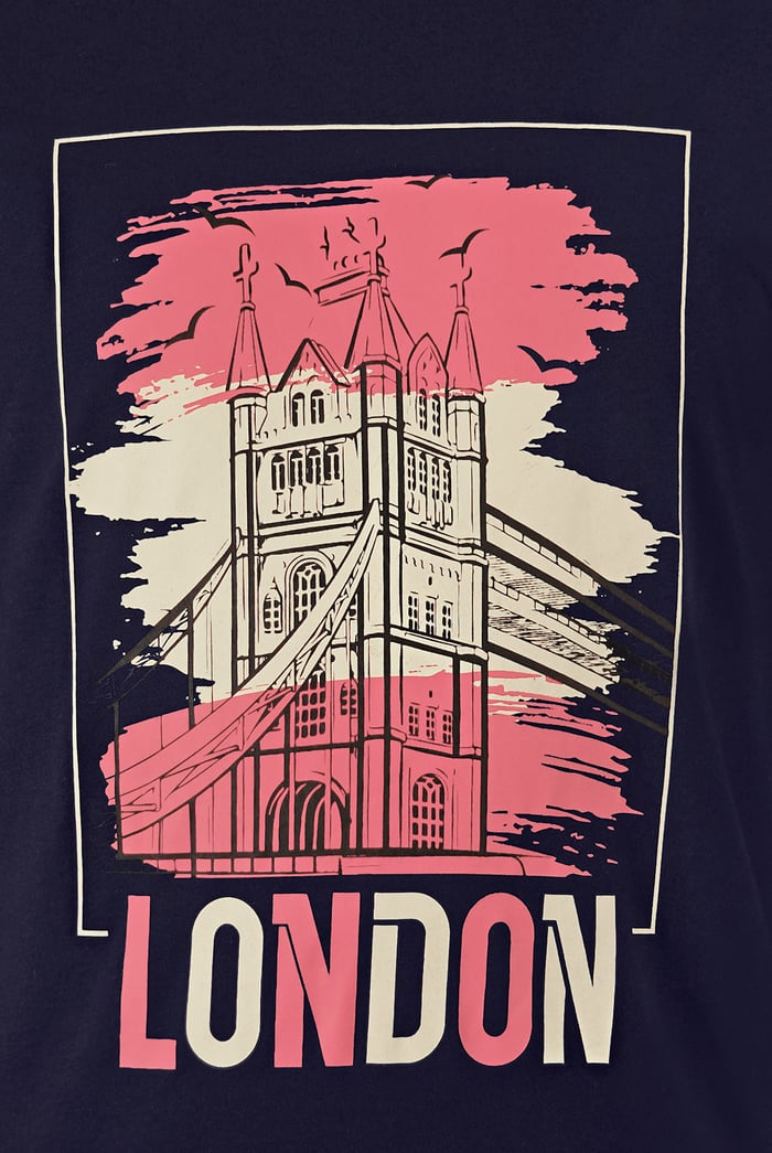 100% Cotton Graphic T-Shirt 3 Pcs Pack