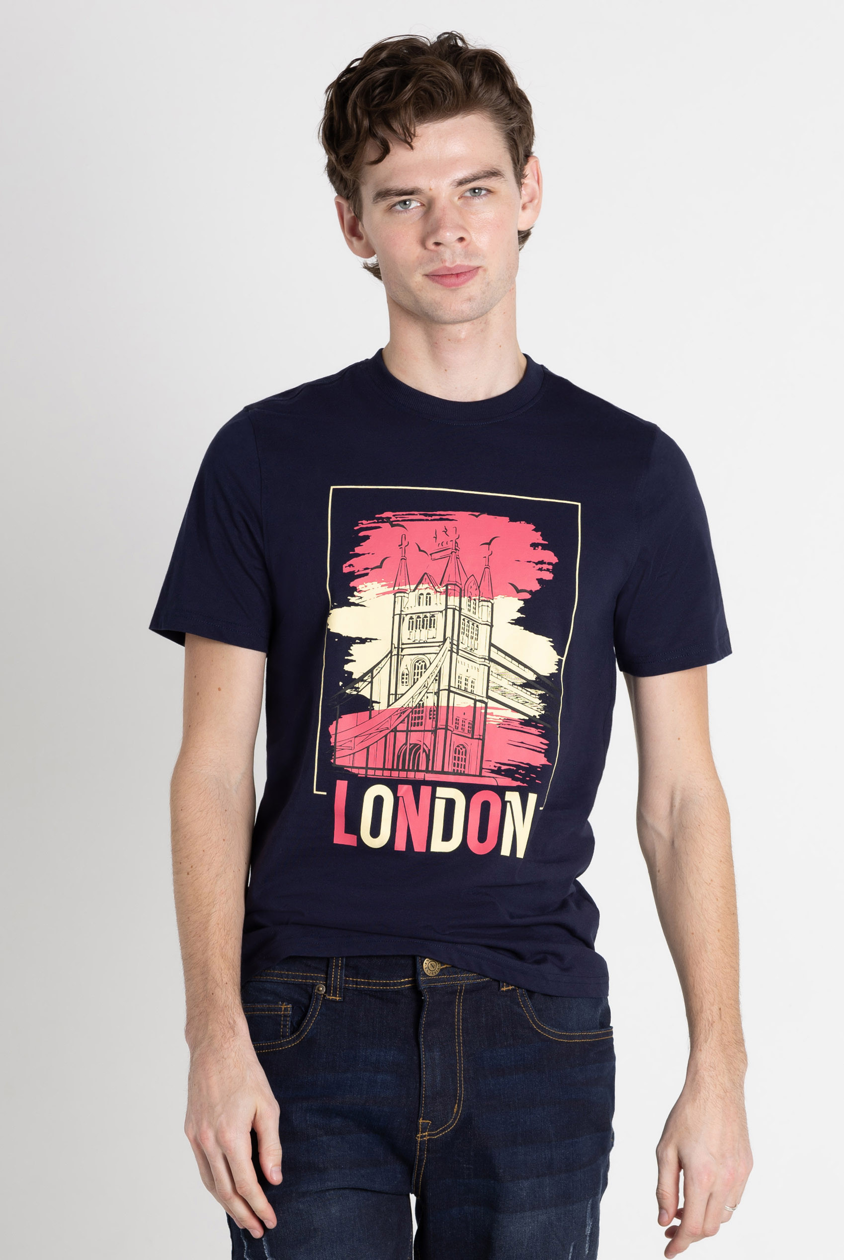 100% Cotton Graphic T-Shirt 3 Pcs Pack