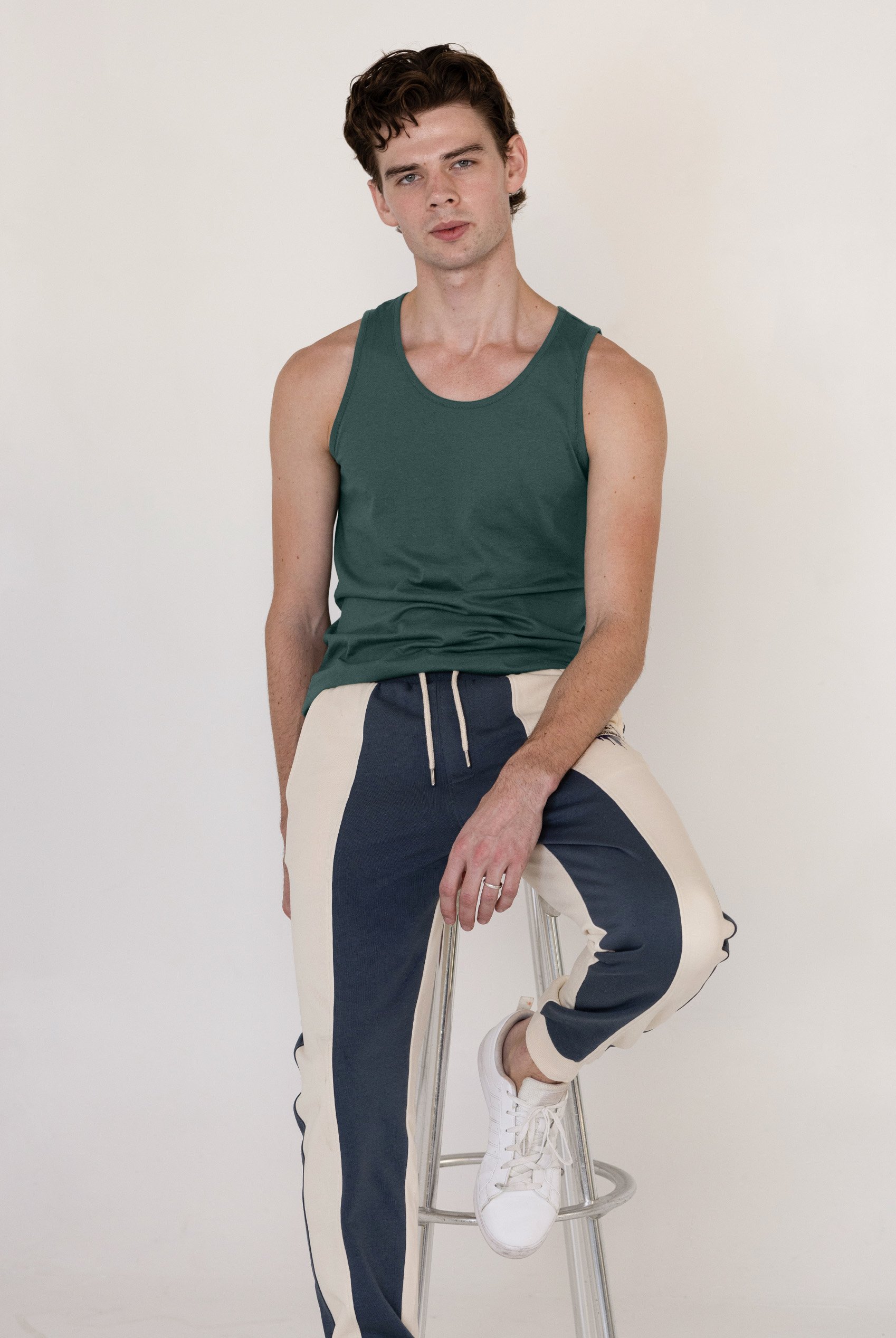 Men's Cotton Jersey Vest 2 PCs  Pack