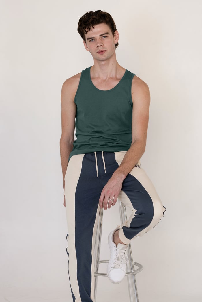 Men's Cotton Jersey Vest 2 PCs  Pack