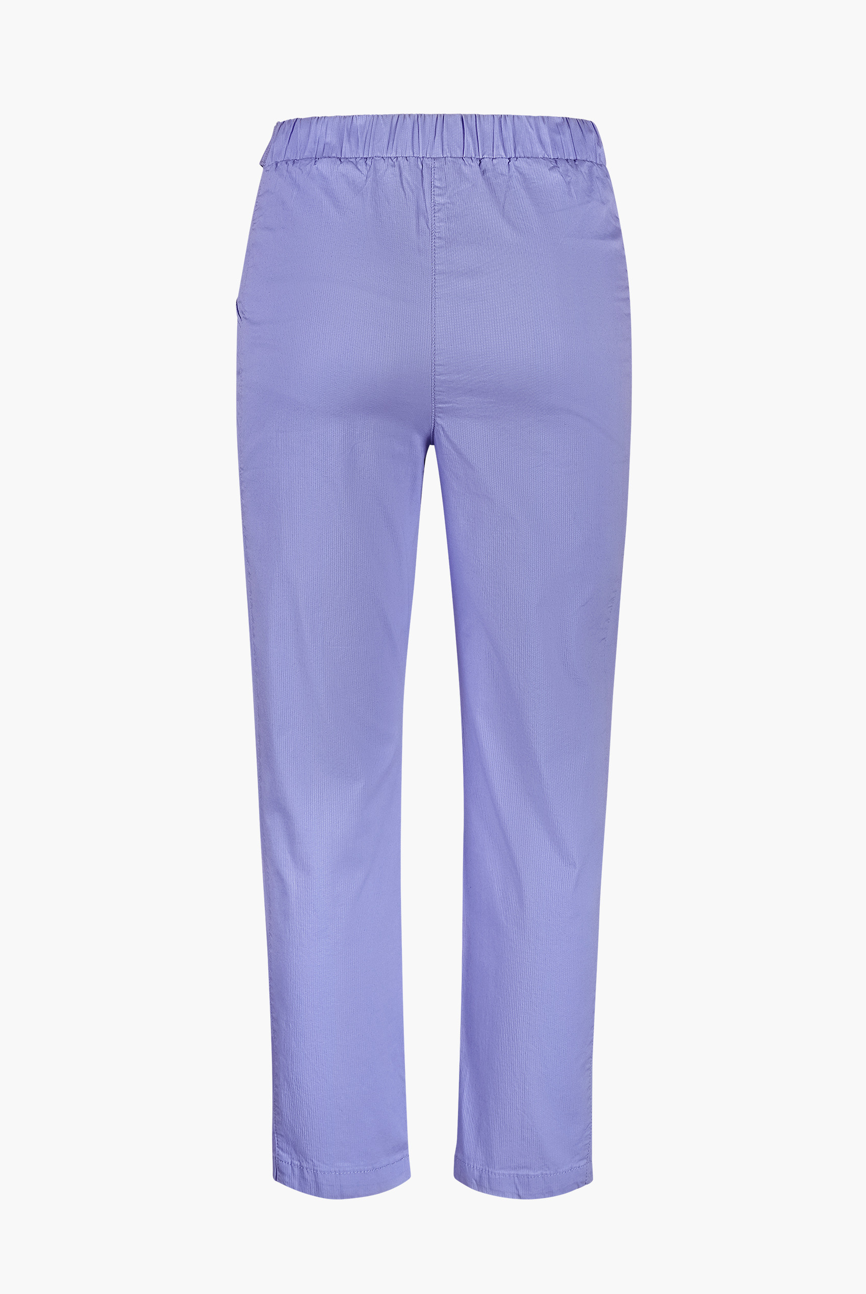 Women's Cotton Stretch Woven Trouser With Waist Belt