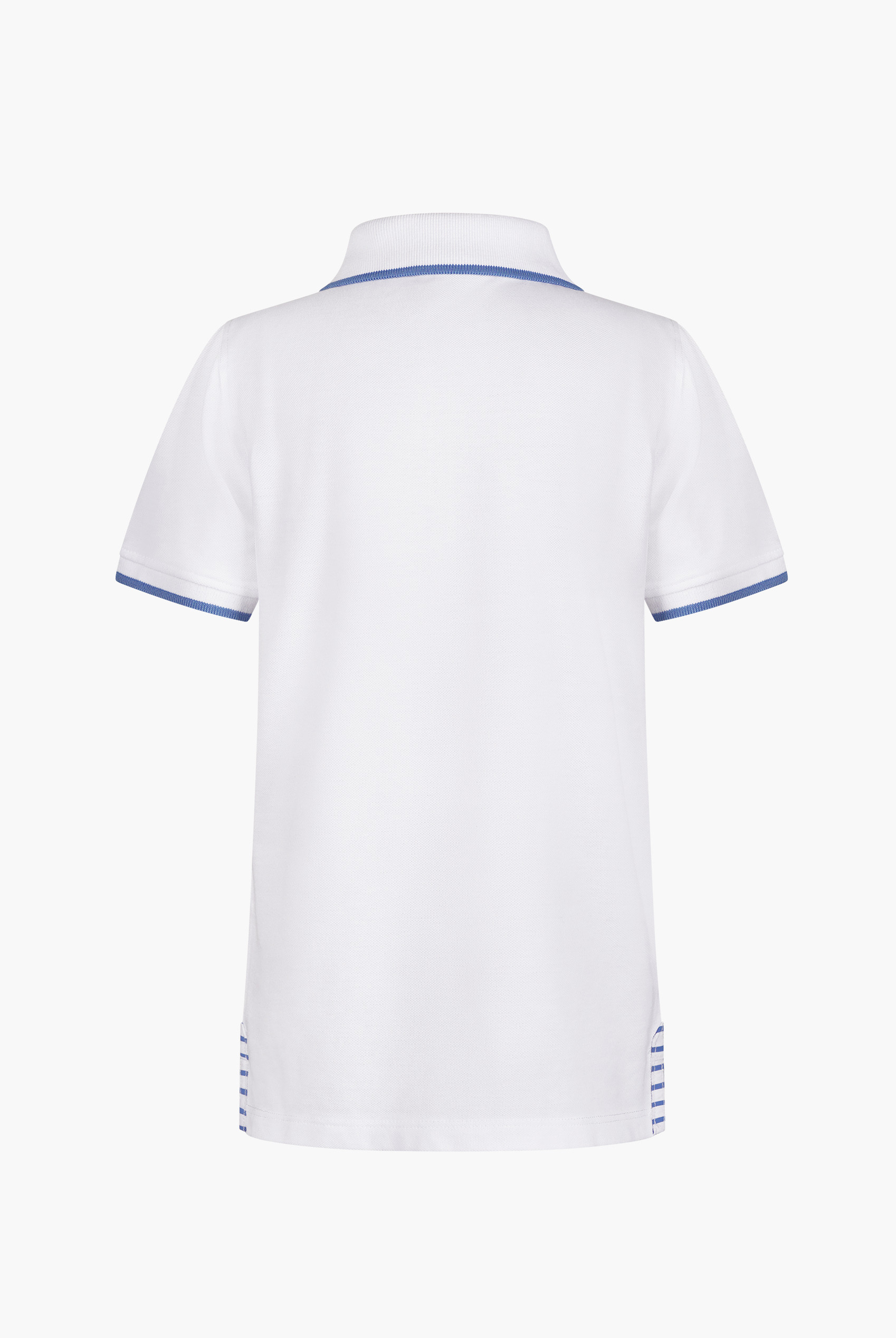 Boy's  Stripe Detailed Short Sleeves Polo Shirt (6yrs-11yrs)