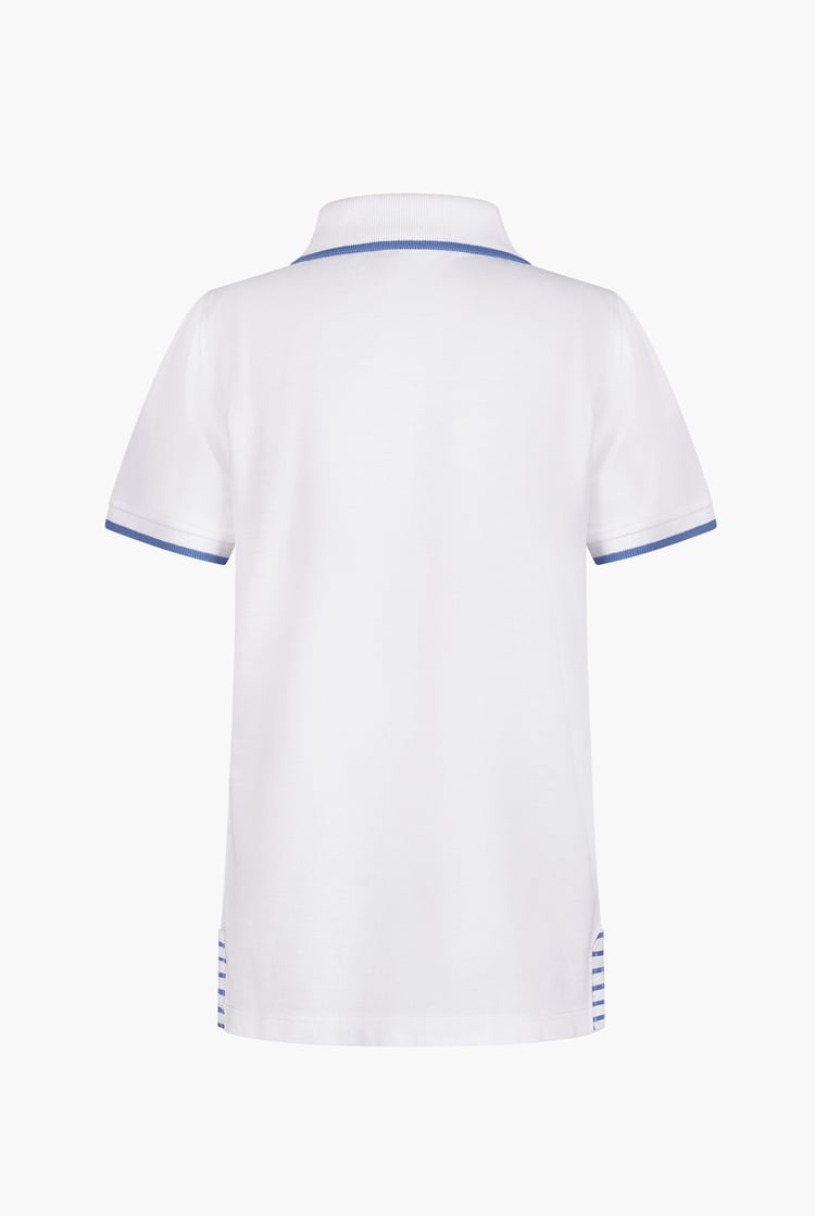 Boy's  Stripe Detailed Short Sleeves Polo Shirt (6yrs-11yrs)