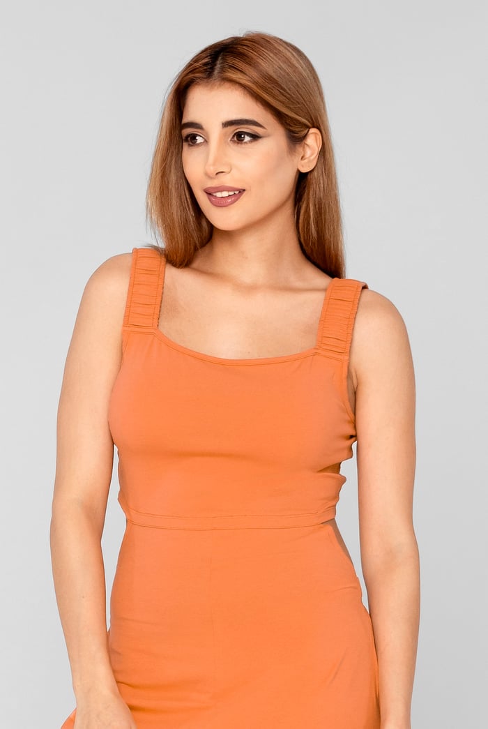 Strappy Wide Leg Jumpsuit