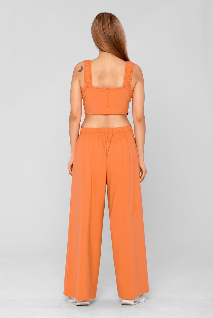 Strappy Wide Leg Jumpsuit