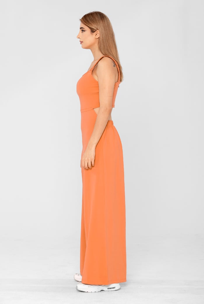Strappy Wide Leg Jumpsuit