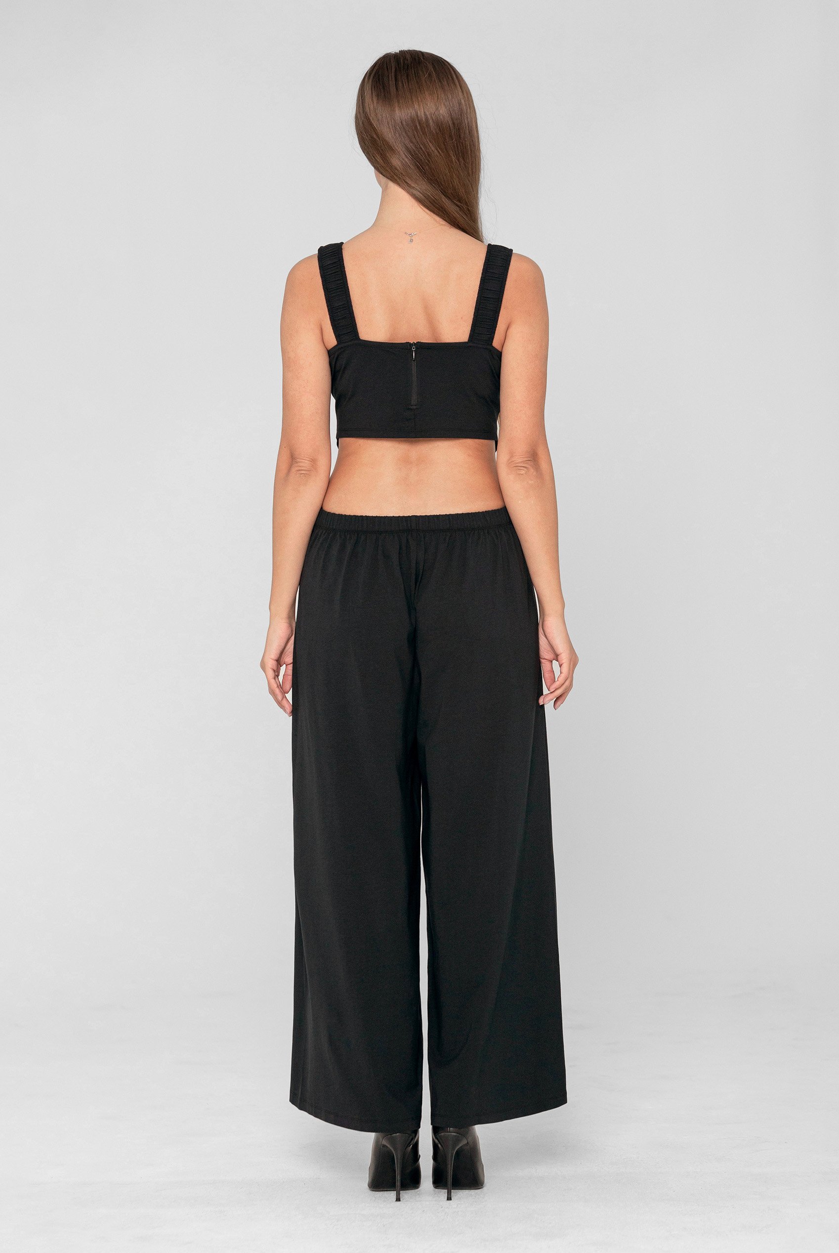 Strappy Wide Leg Jumpsuit