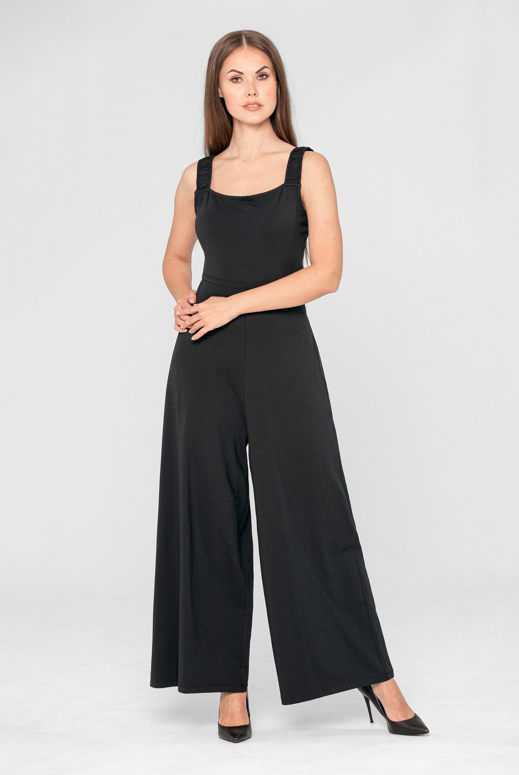 Strappy Wide Leg Jumpsuit
