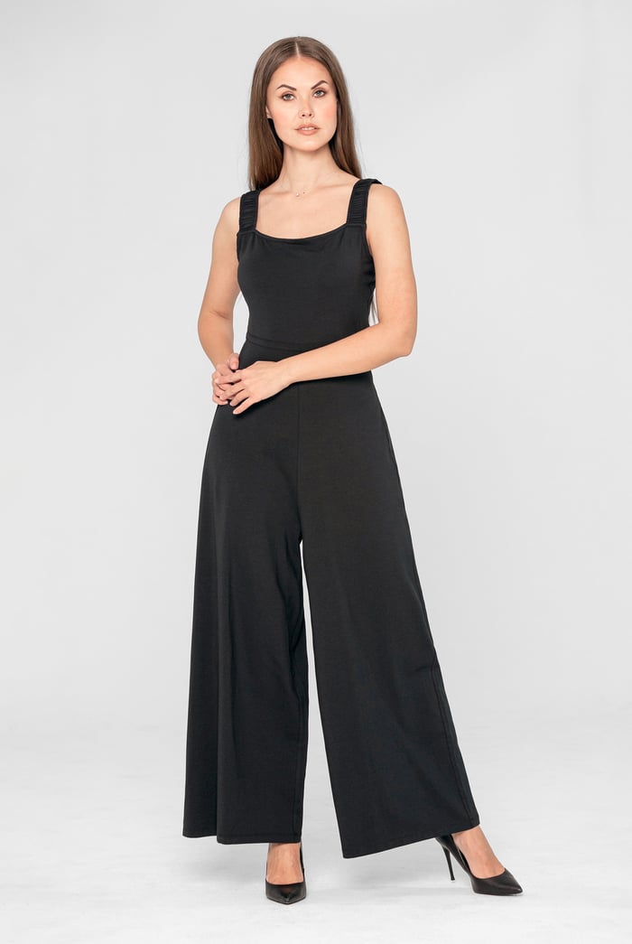 Strappy Wide Leg Jumpsuit