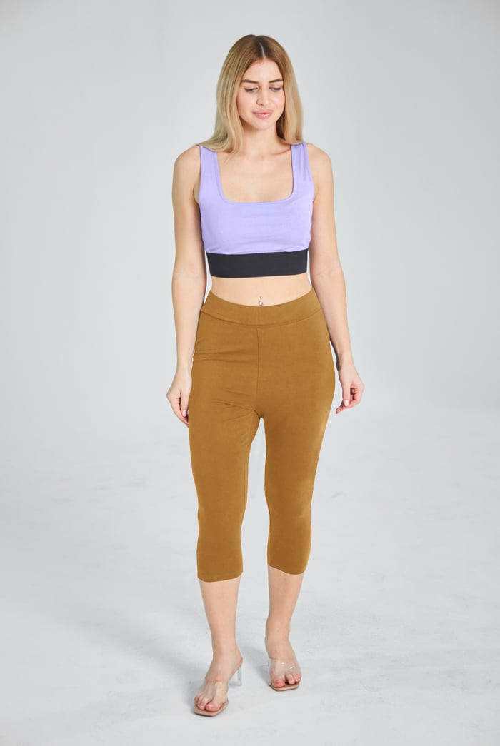 Stretchy Cropped Leggings