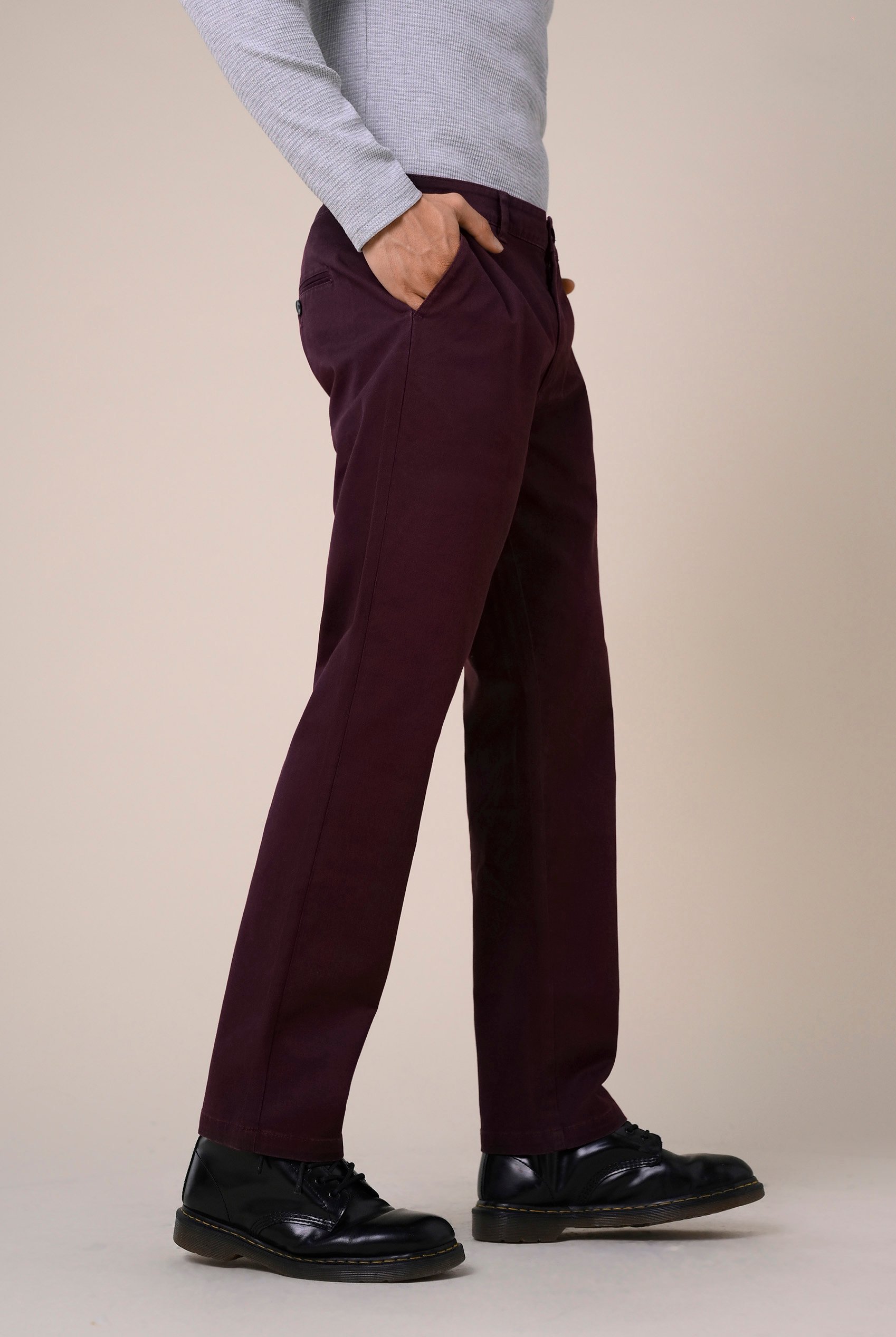 Mens Regular Fit Twill Chinos