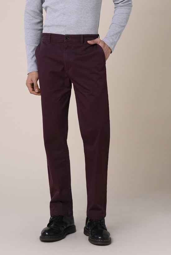 Mens Regular Fit Twill Chinos