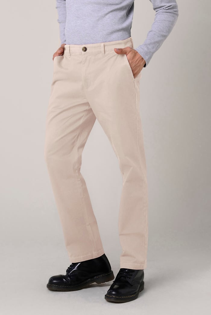 Mens Regular Fit Twill Chinos