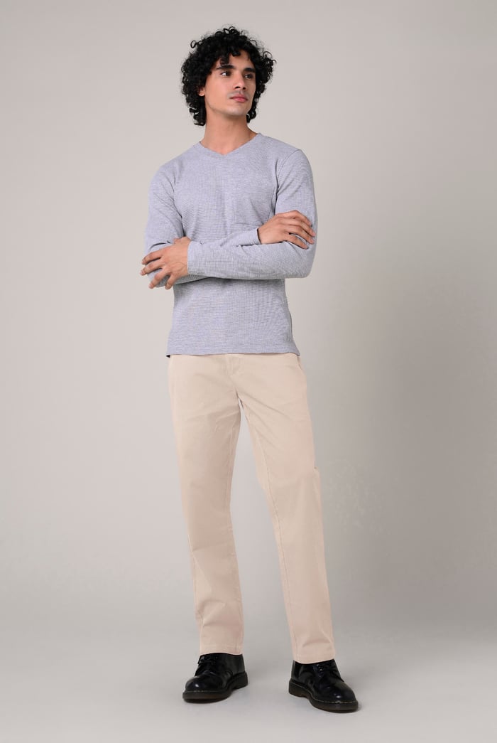 Mens Regular Fit Twill Chinos