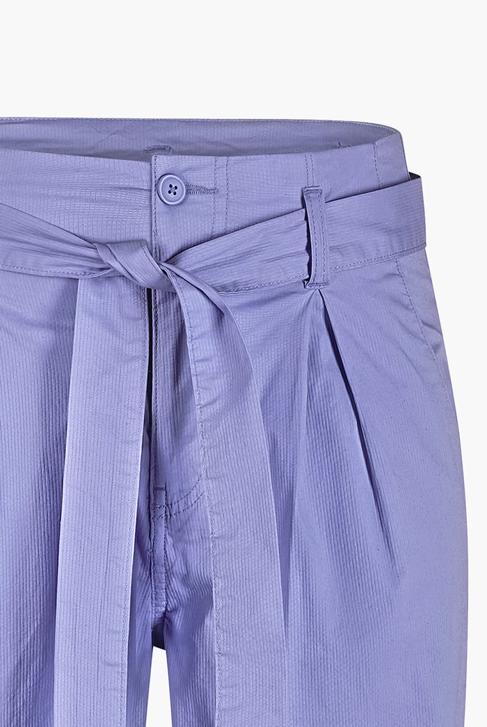 Regular Fit Cotton Stretch Dobby Trouser