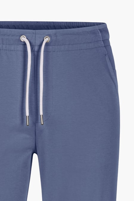 Men's Blue Slim Fit Tech Fleece Joggers