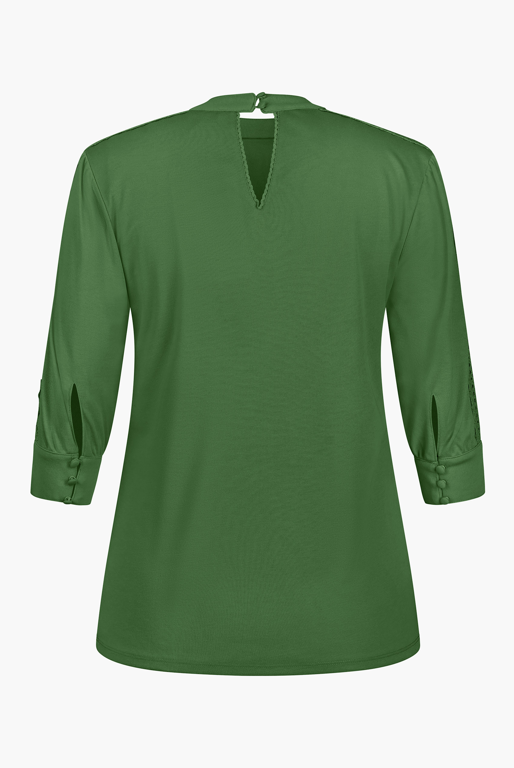 Women's Lace Detailed Three-Quarter Sleeve Tops