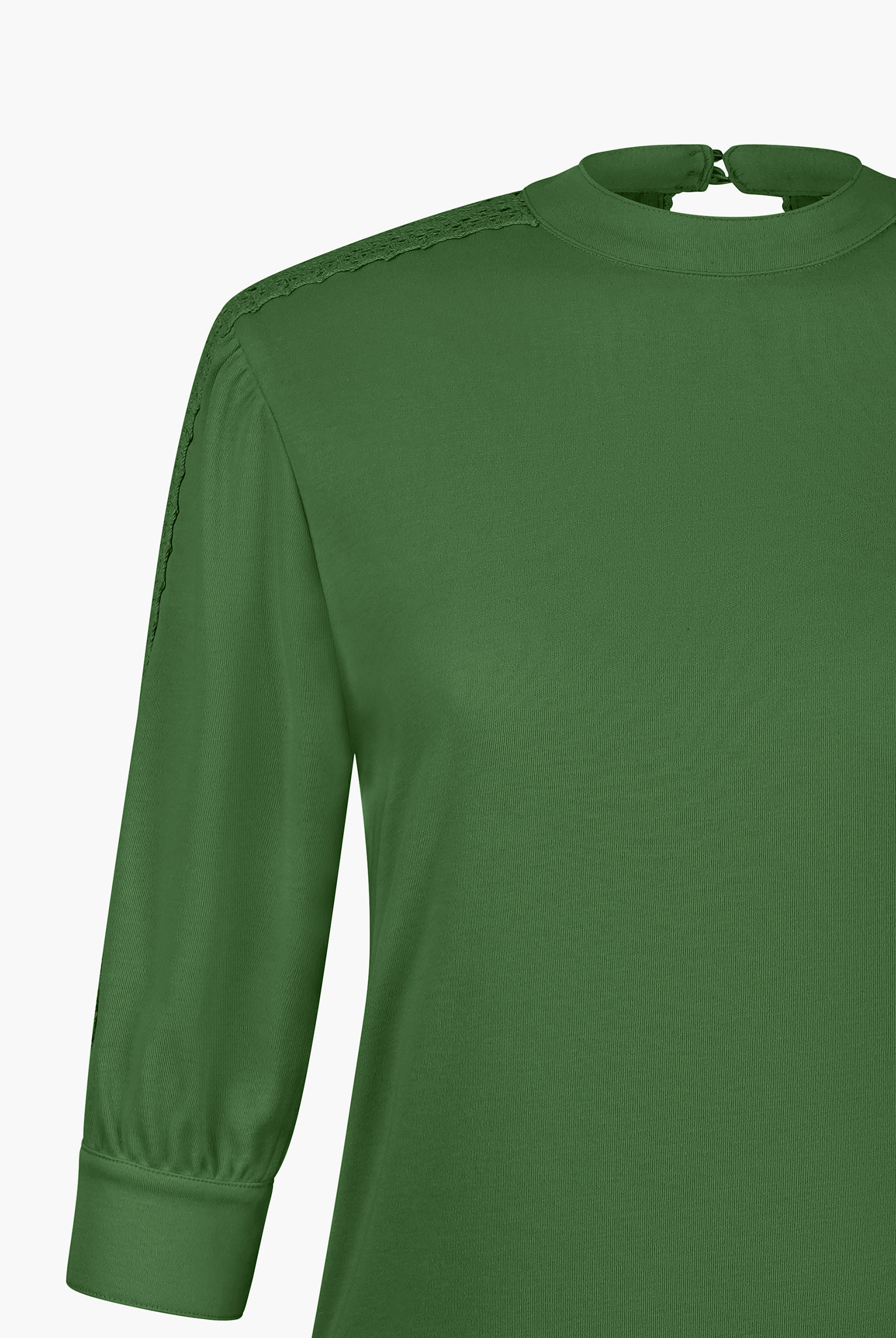 Women's Lace Detailed Three-Quarter Sleeve Tops