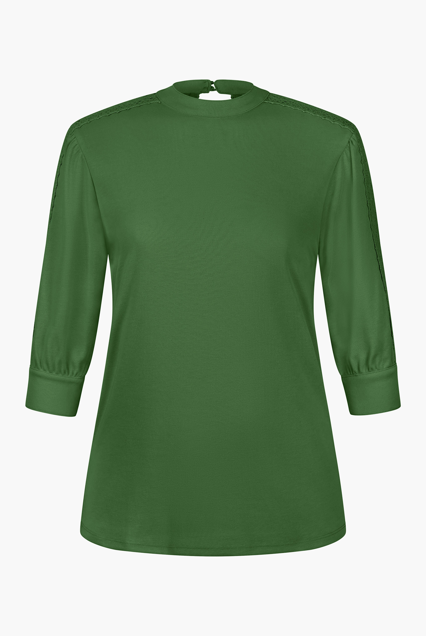 Women's Lace Detailed Three-Quarter Sleeve Tops