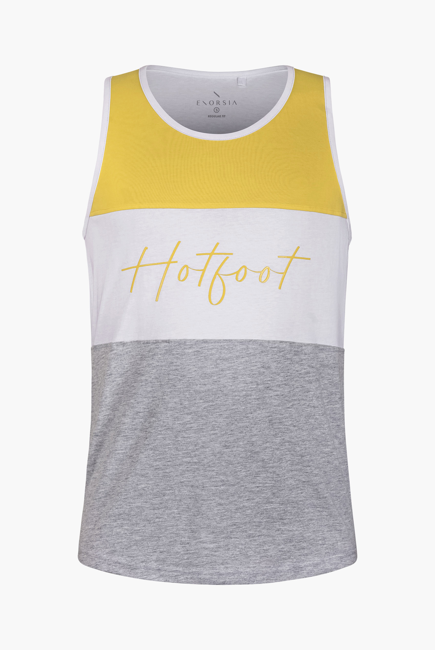 Colour Block Hot Foot Printed Vest