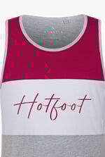 Colour Block Hot Foot Printed Vest