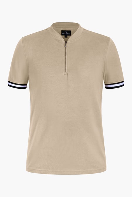 Men's Beige Jersey T-Shirt & Shorts Lounge Set