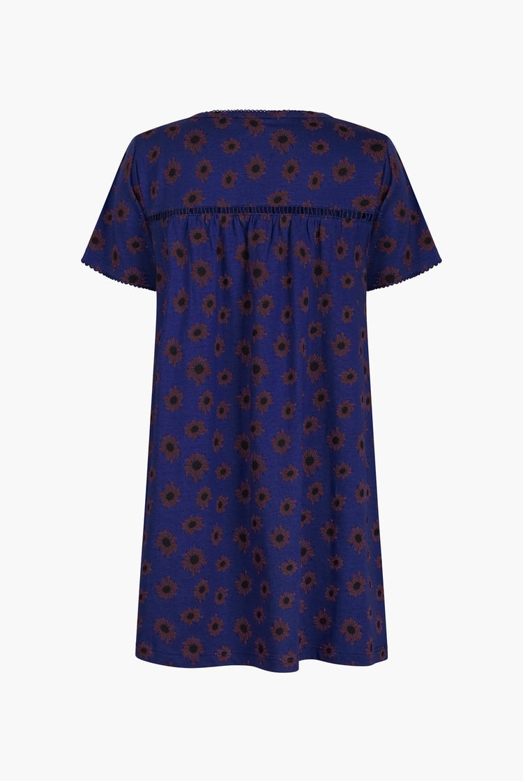 Girls Lace Details Sunflower Print Dress  (5yrs - 11yrs)