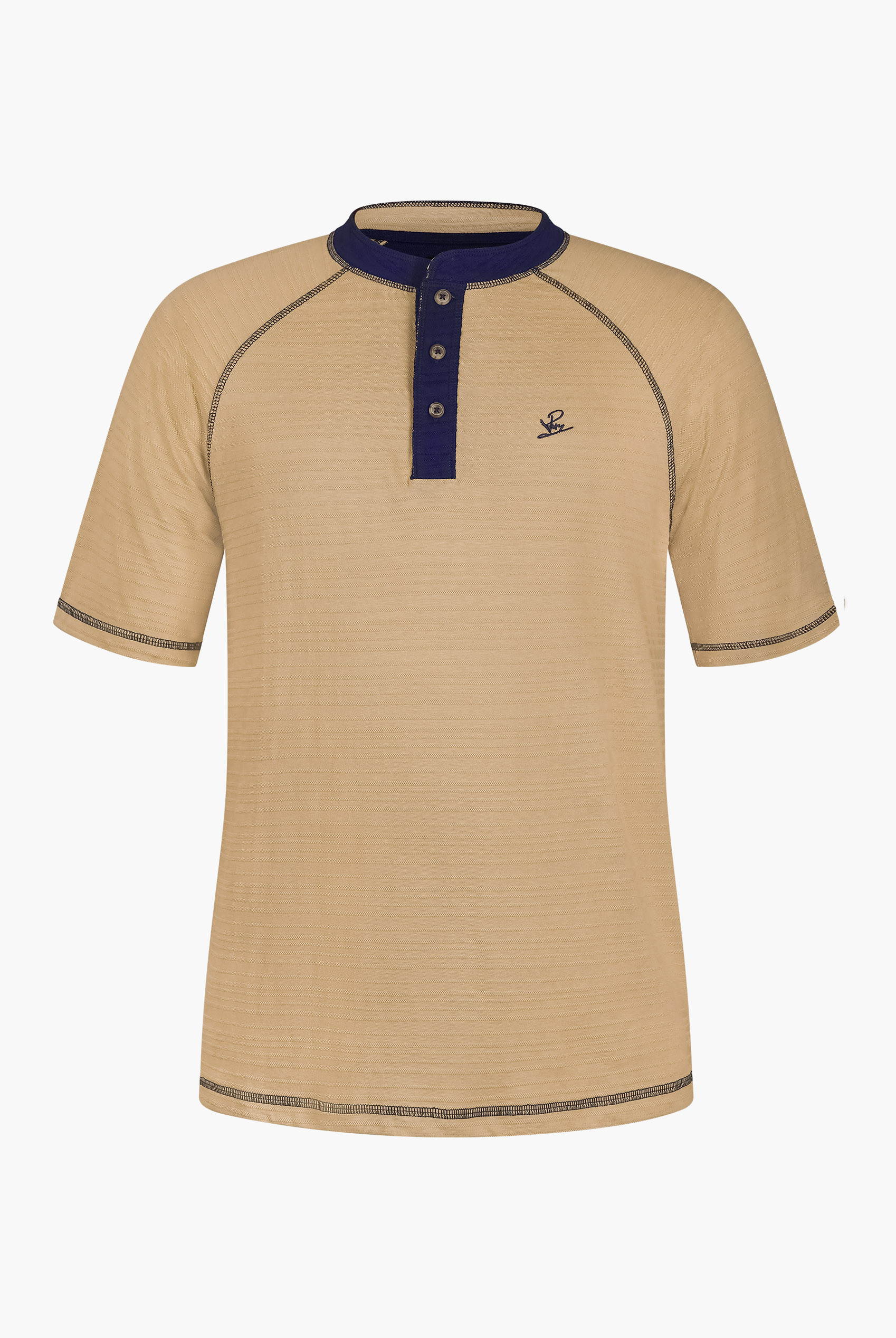 Raglan Henley Short Sleeves T-Shirt