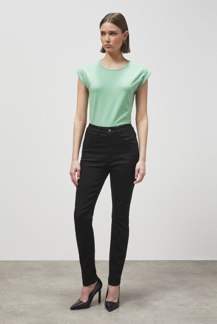 Super Stretch Skinny Black Jeans