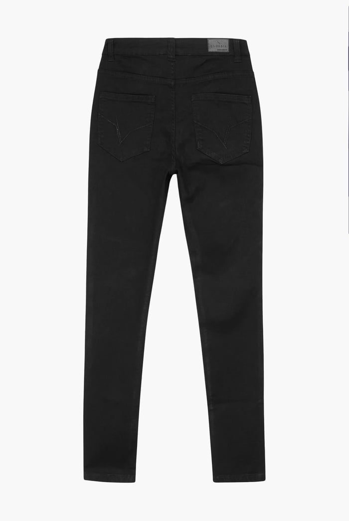 Super Stretch Skinny Black Jeans