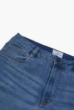Mid Waist Slim Fit Jeans