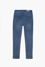 Mid Waist Slim Fit Jeans