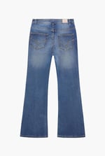 Mid Waist Flare Jeans
