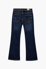 Mid Waist Flare Jeans