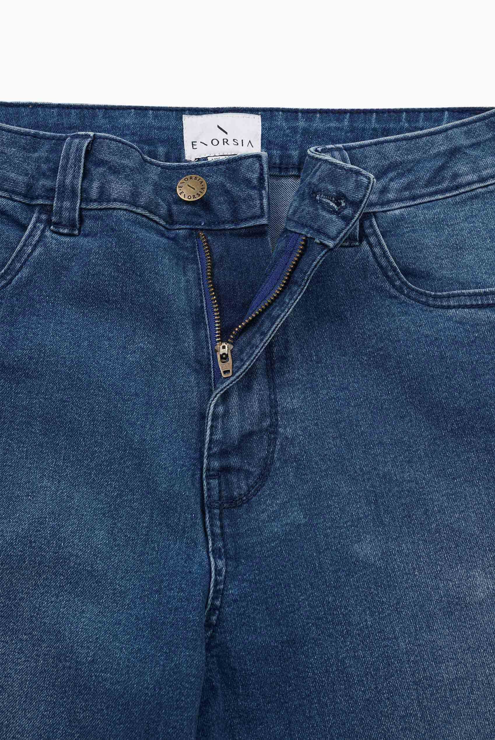 High Waist Raw Hem Flared Jeans