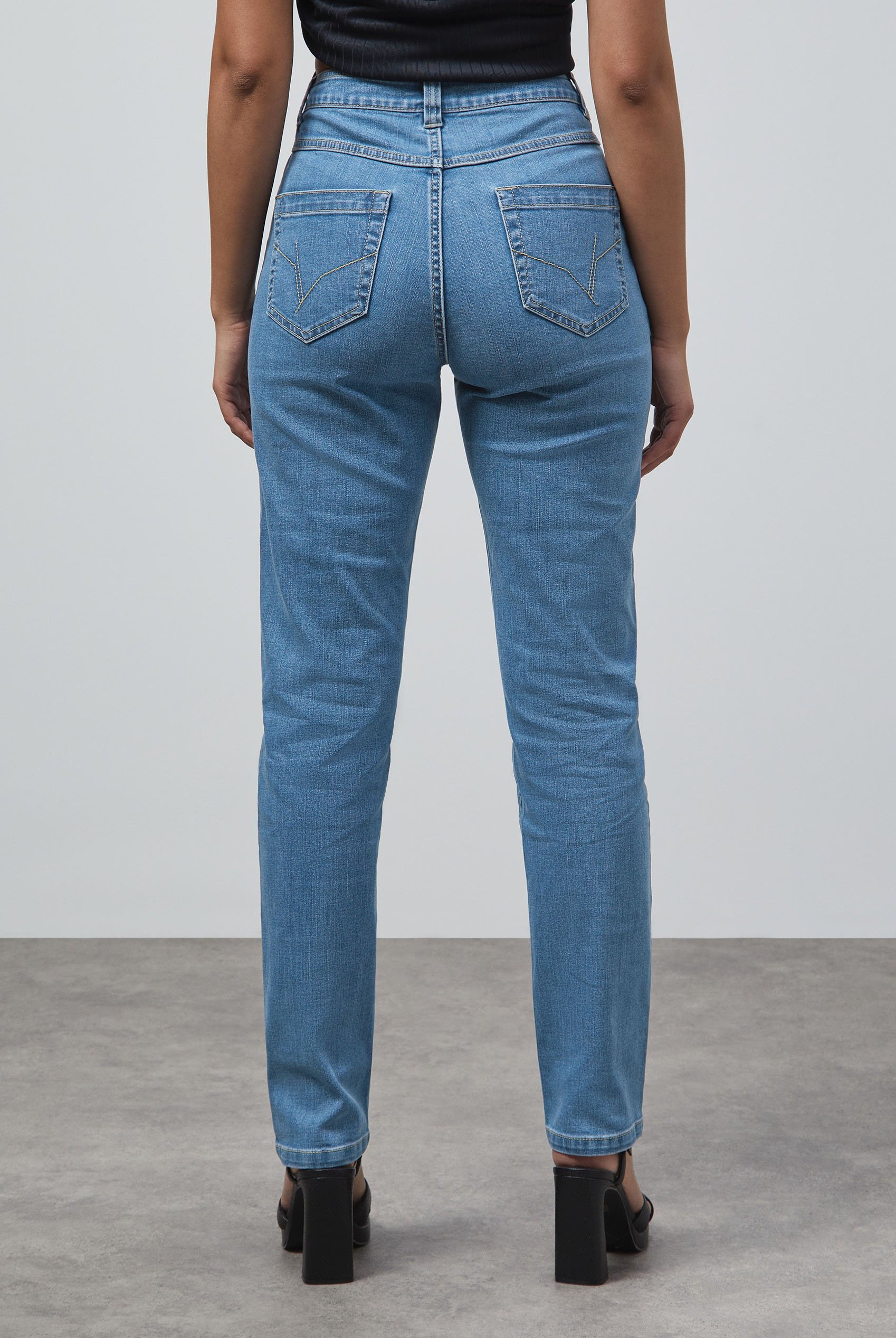 Enorsia Authentic High Waist Boyfriend Jeans