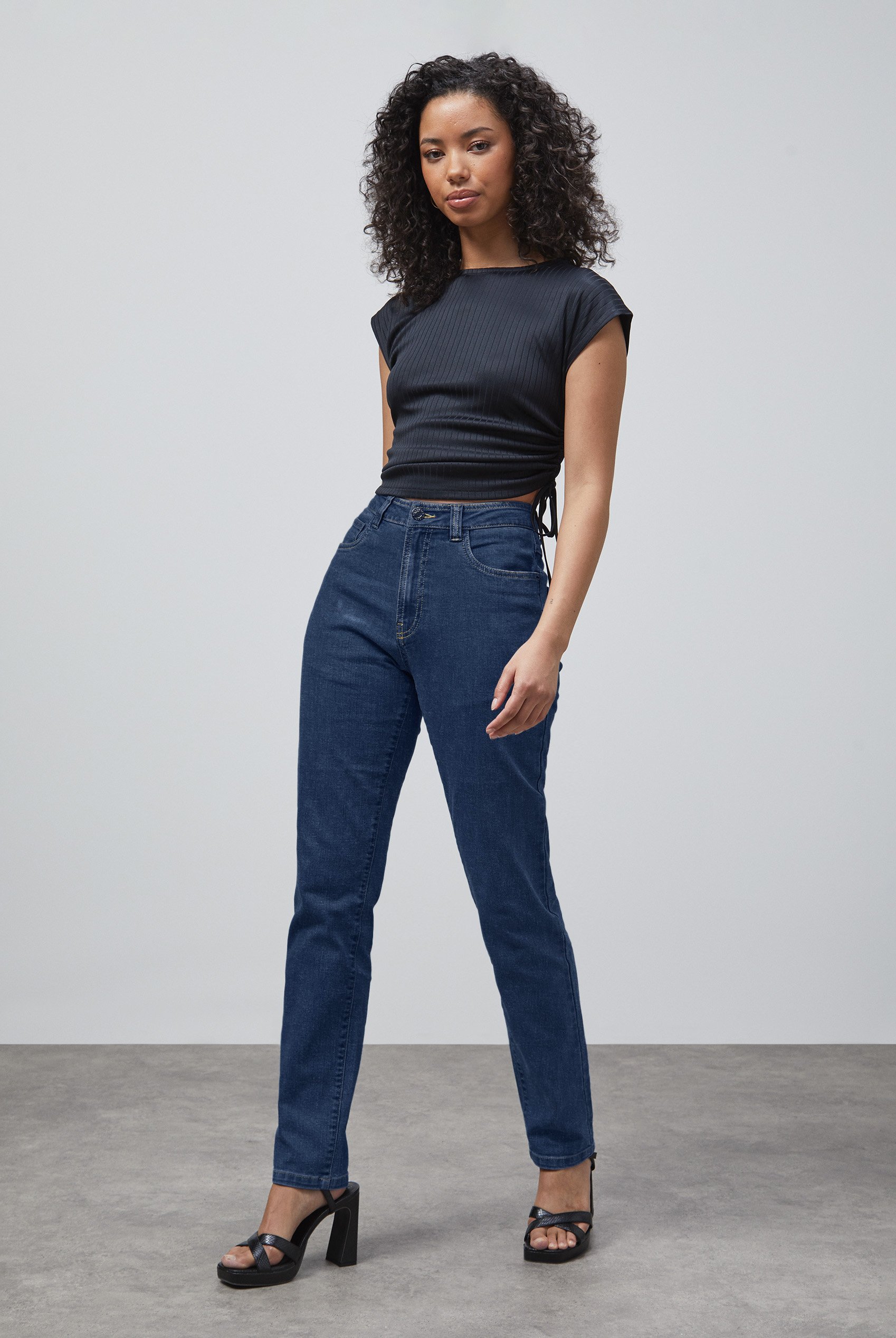 Enorsia Authentic High Waist Boyfriend Jeans
