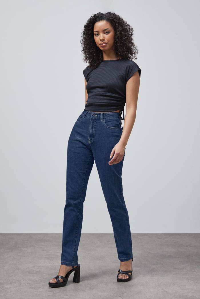 Enorsia Authentic High Waist Boyfriend Jeans