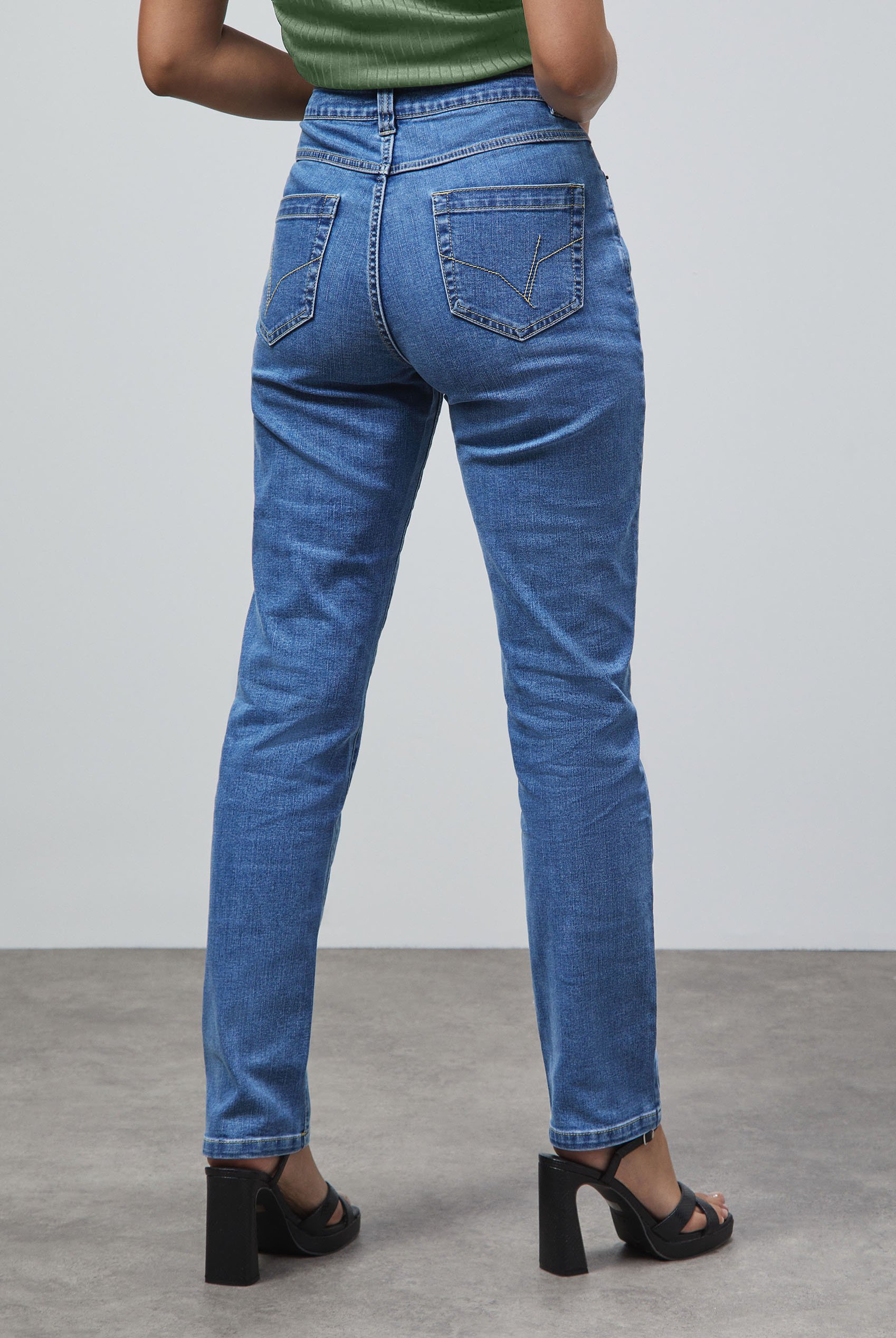 Enorsia Authentic High Waist Boyfriend Jeans