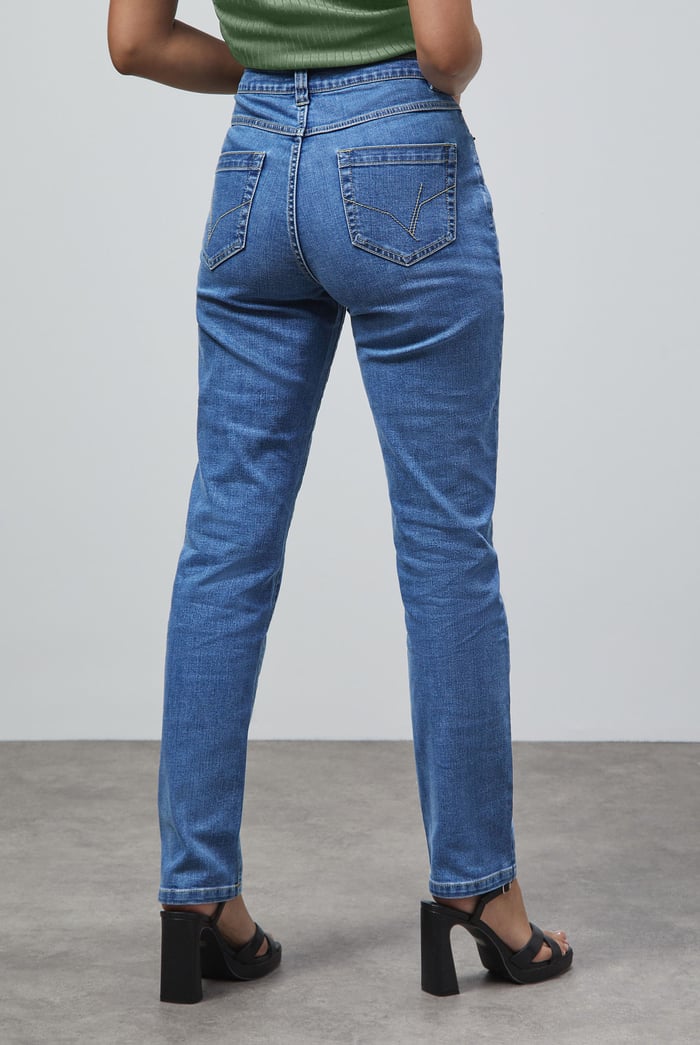 Enorsia Authentic High Waist Boyfriend Jeans