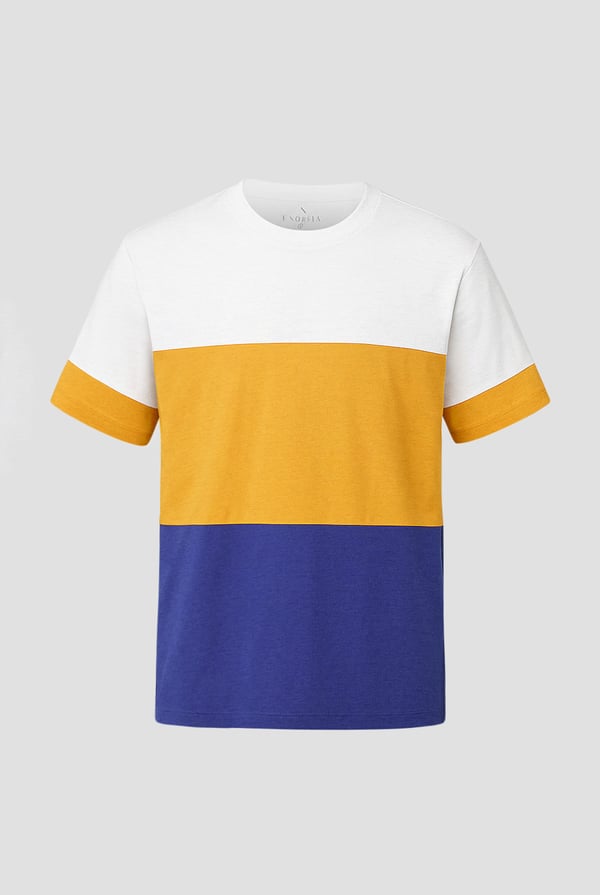 Yellow Colour Block T-Shirt