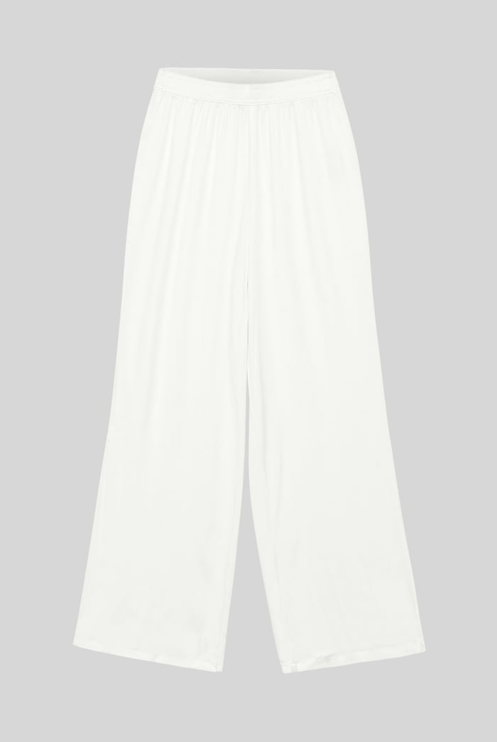 Crepe Viscose Wide Leg Trousers