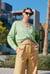 Long Sleeves Wrap Blouse