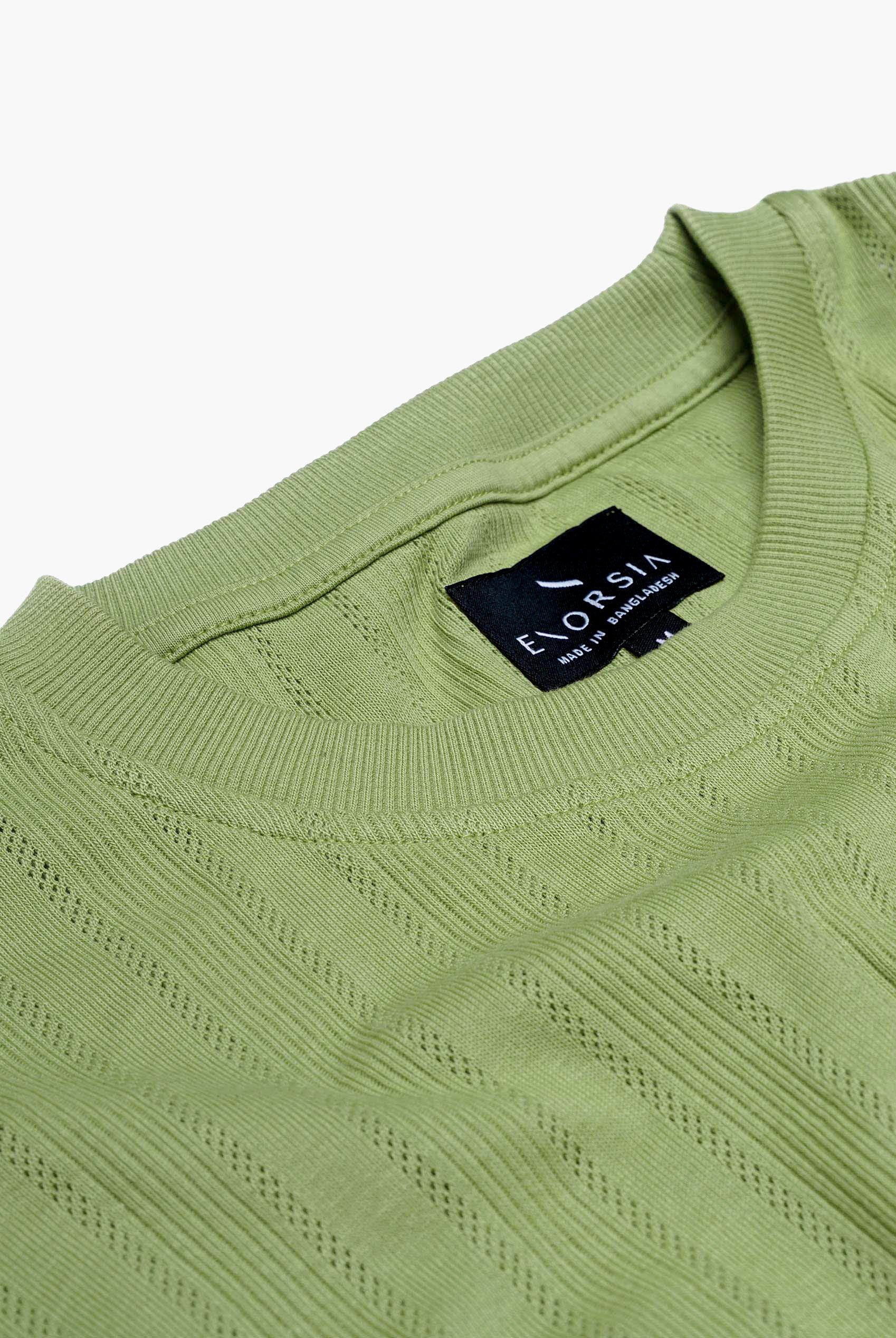 Ribbed Short Sleeve T-Shirt