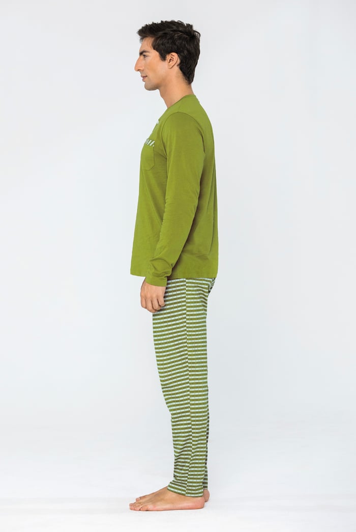 Cotton Rich Jersey Pyjamas Set