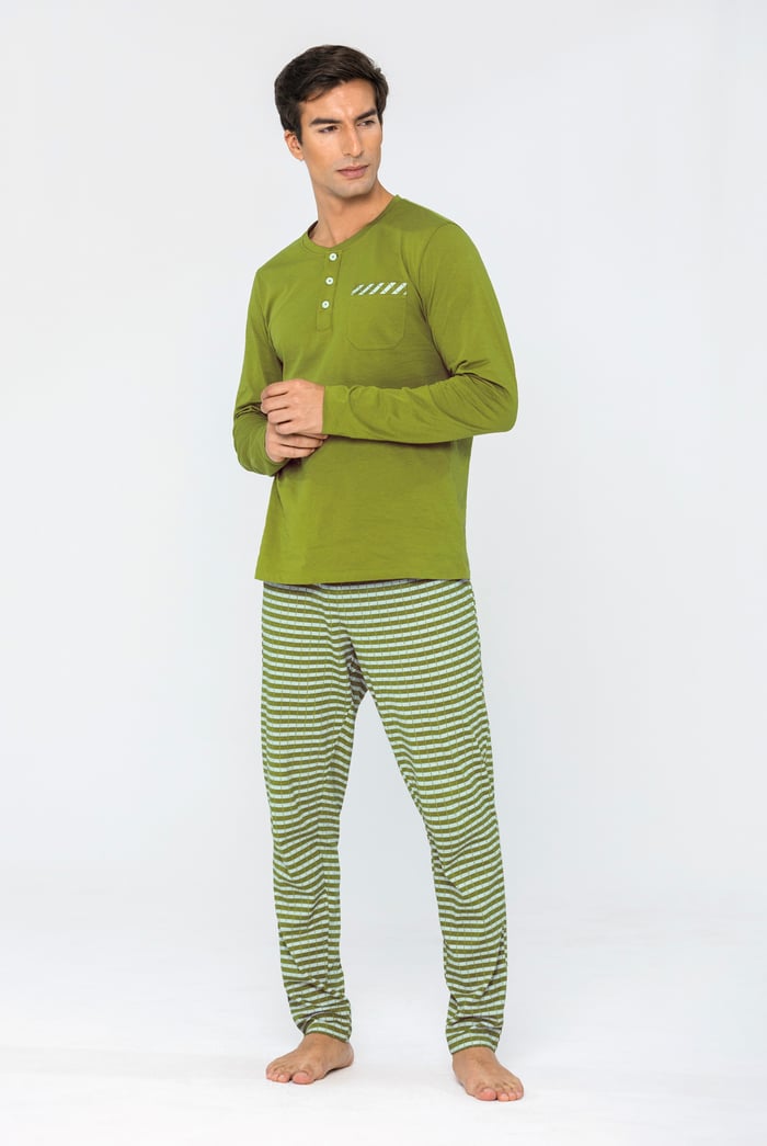 Cotton Rich Jersey Pyjamas Set