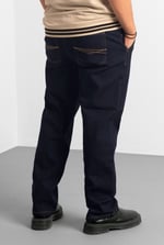 Mens Elasticated Waist Straight fit Jeans