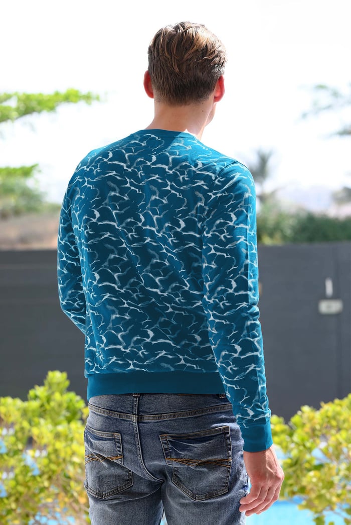 Mens Crack Print Sweatshirt